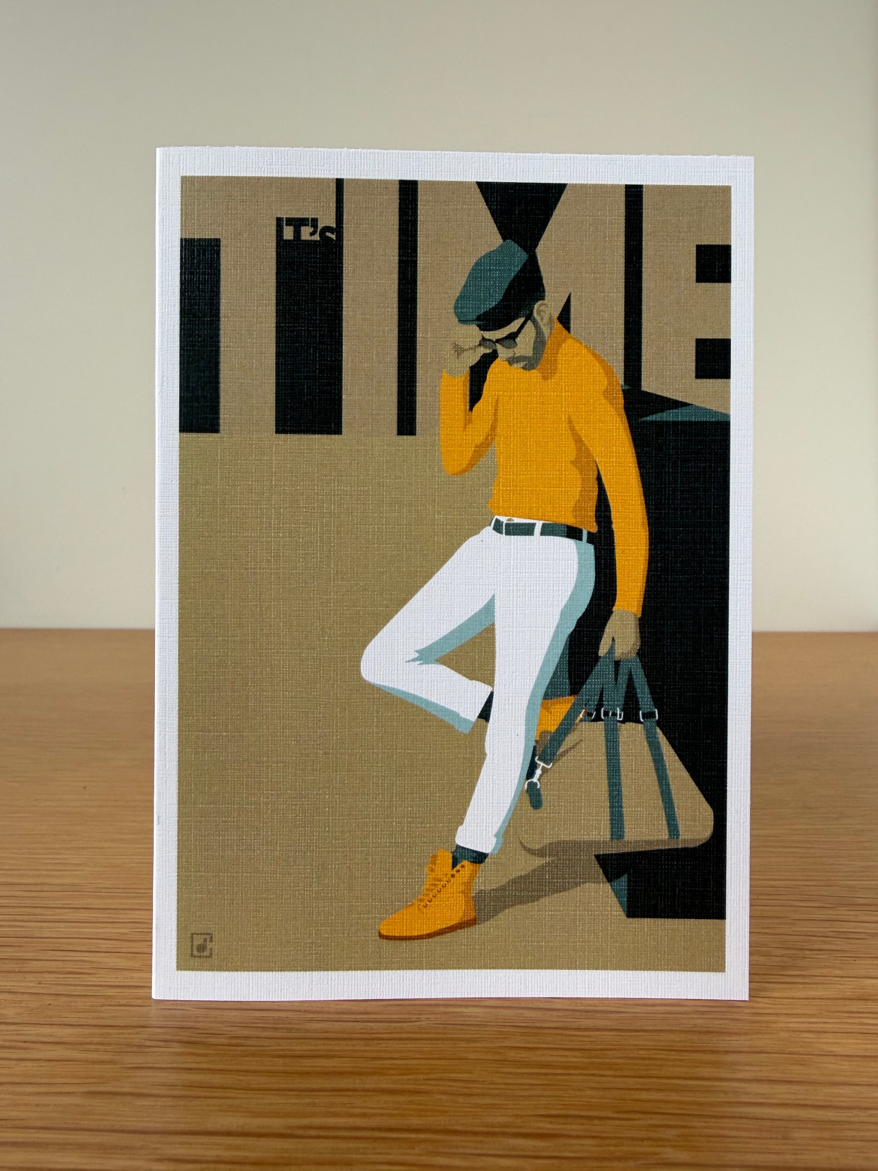 It's Time Greeting Card