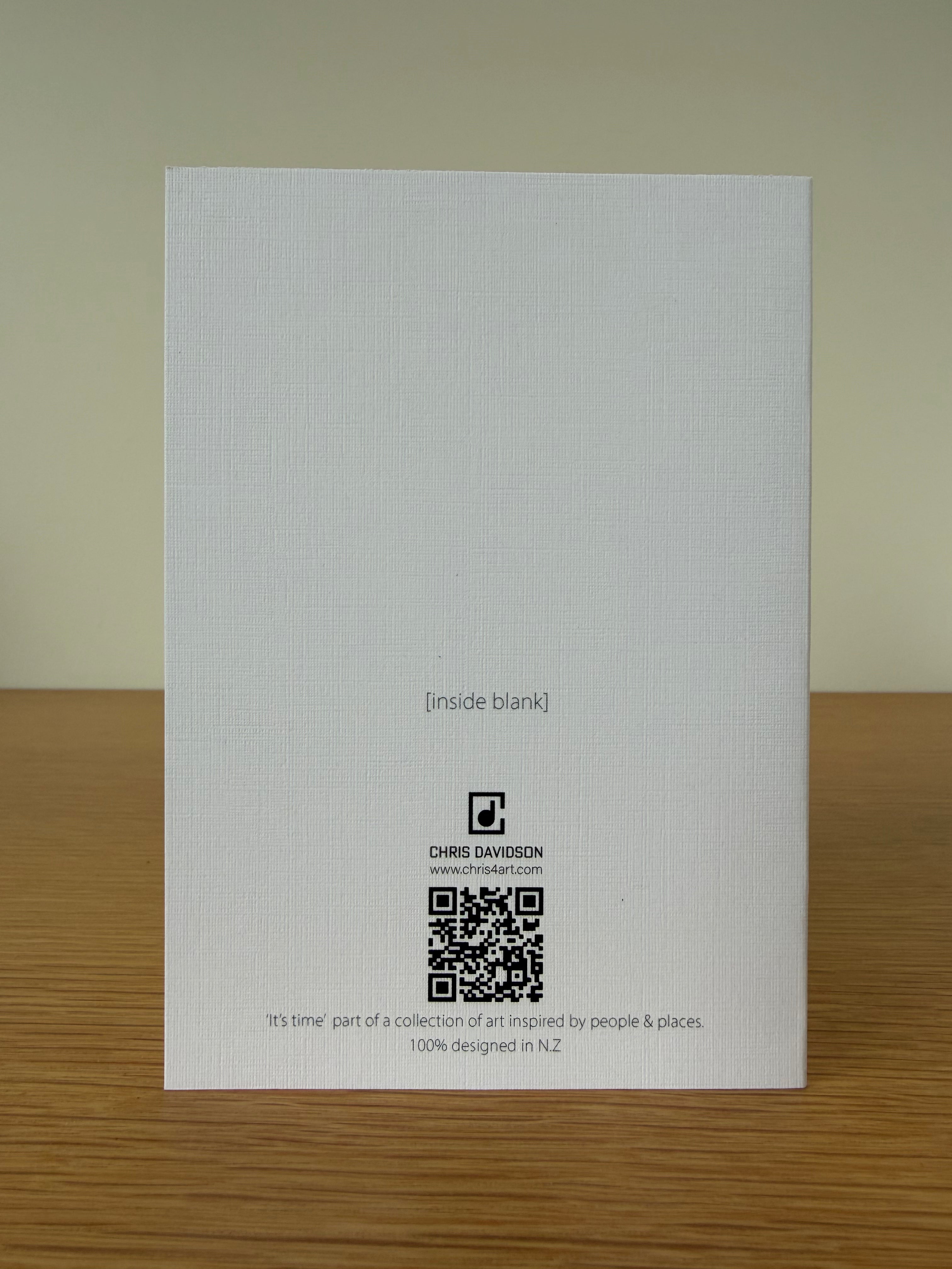 It's Time Greeting Card