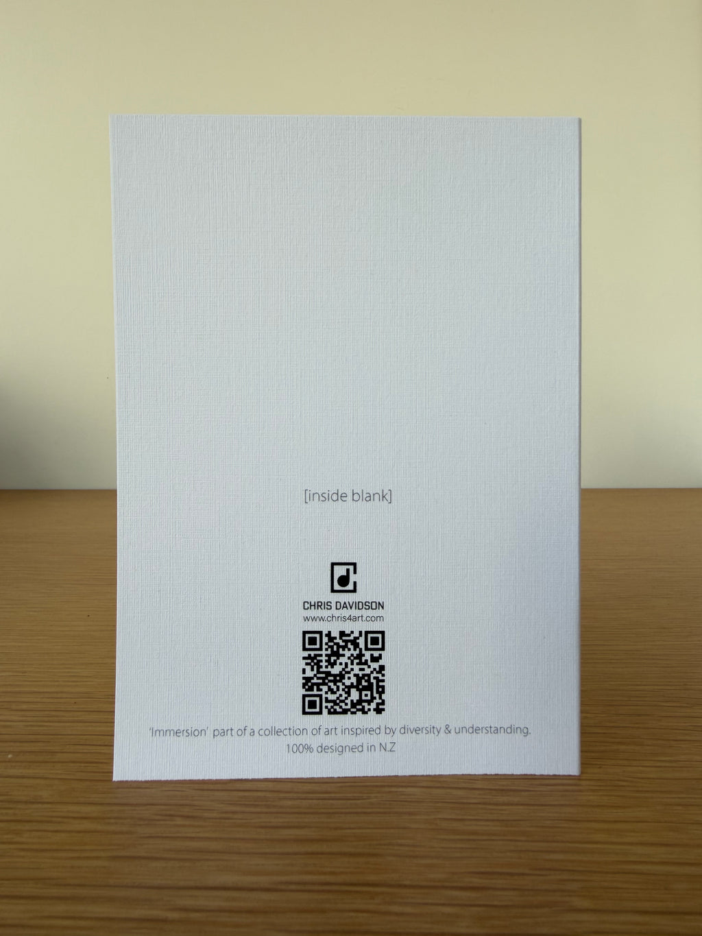 Immersion Greeting Card