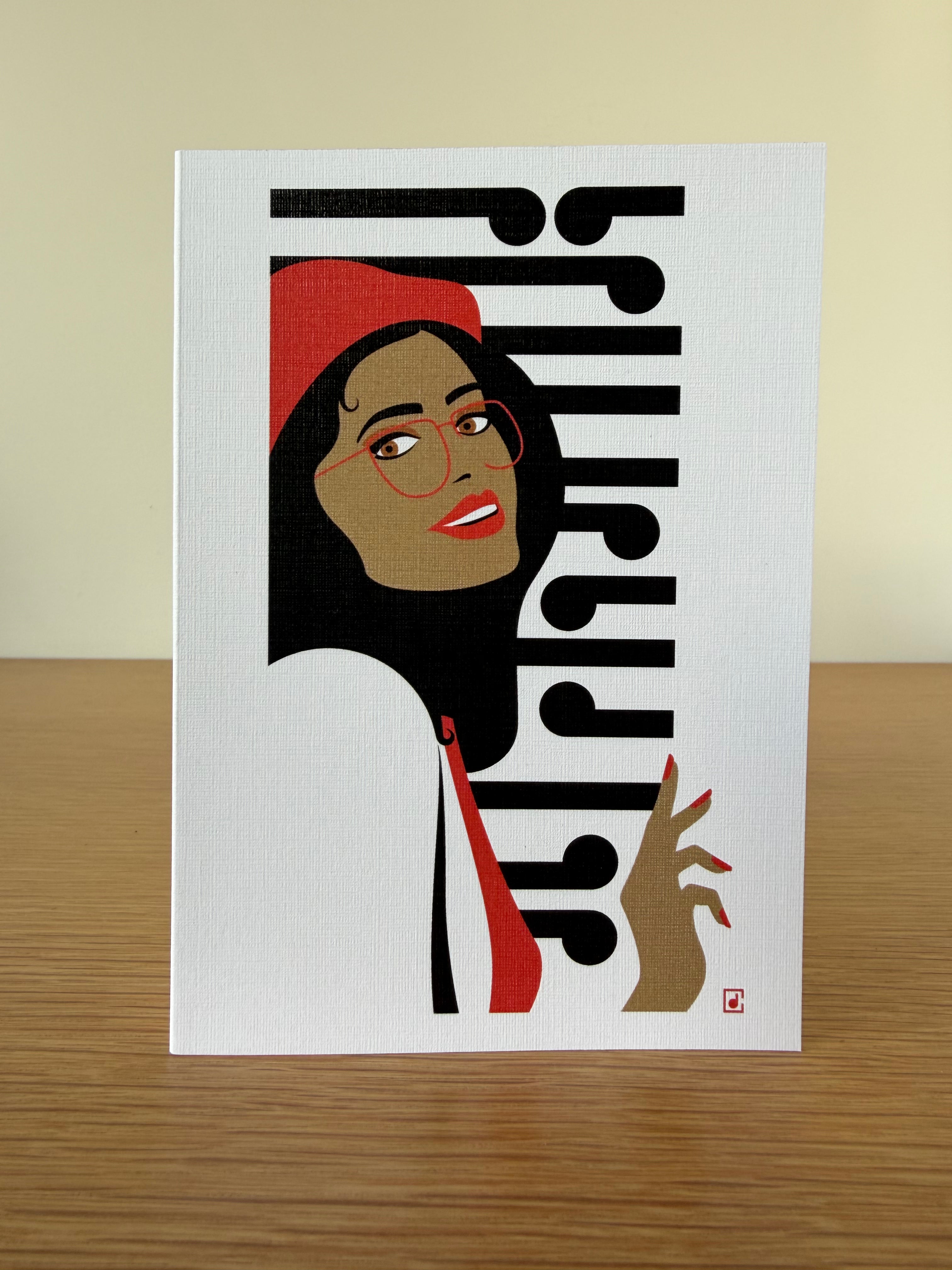 Open Greeting Card