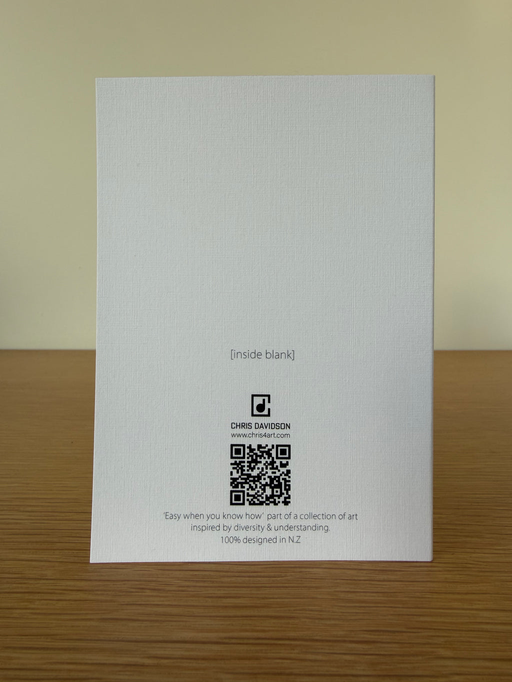 Open Greeting Card