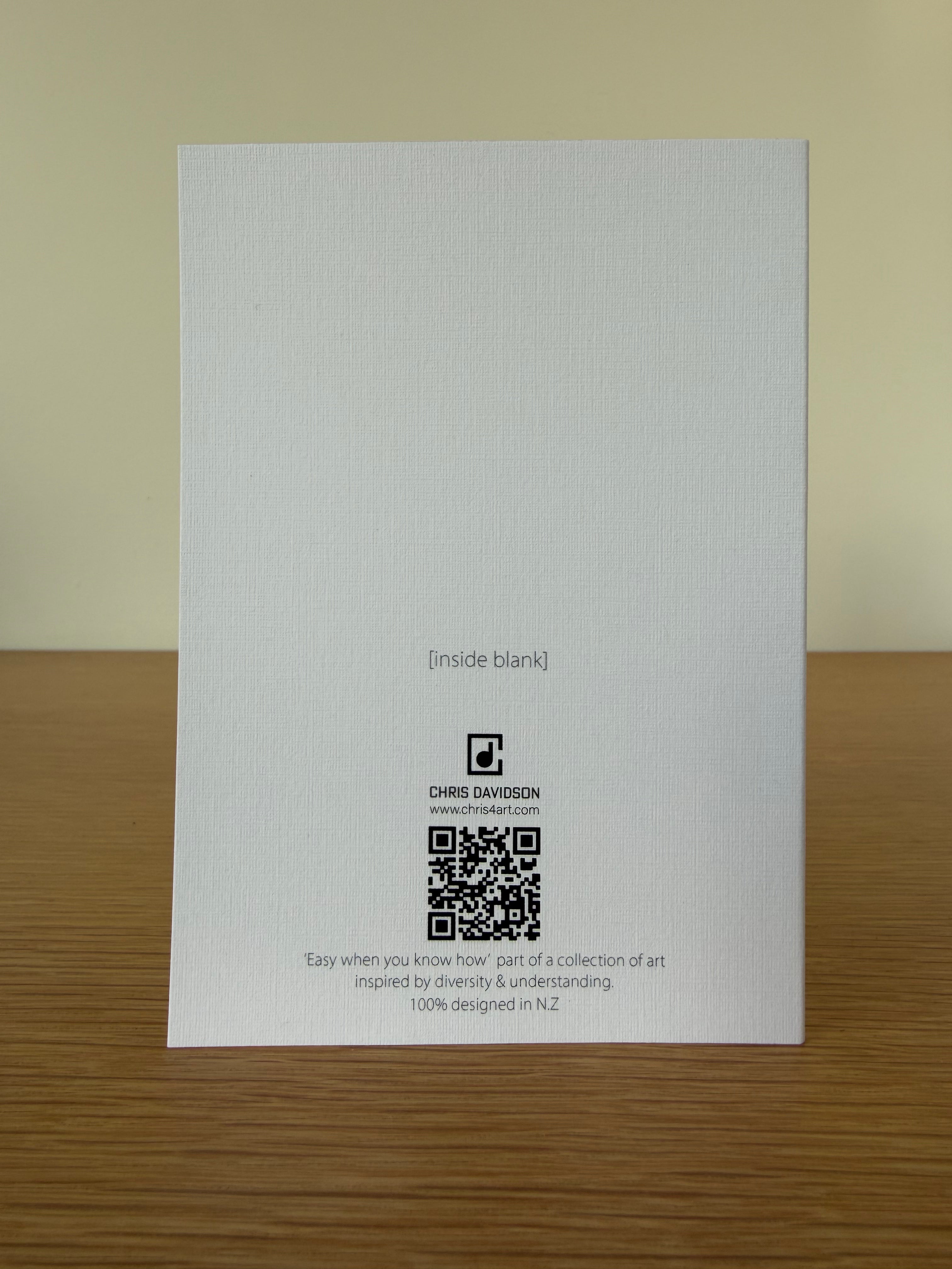 Open Greeting Card
