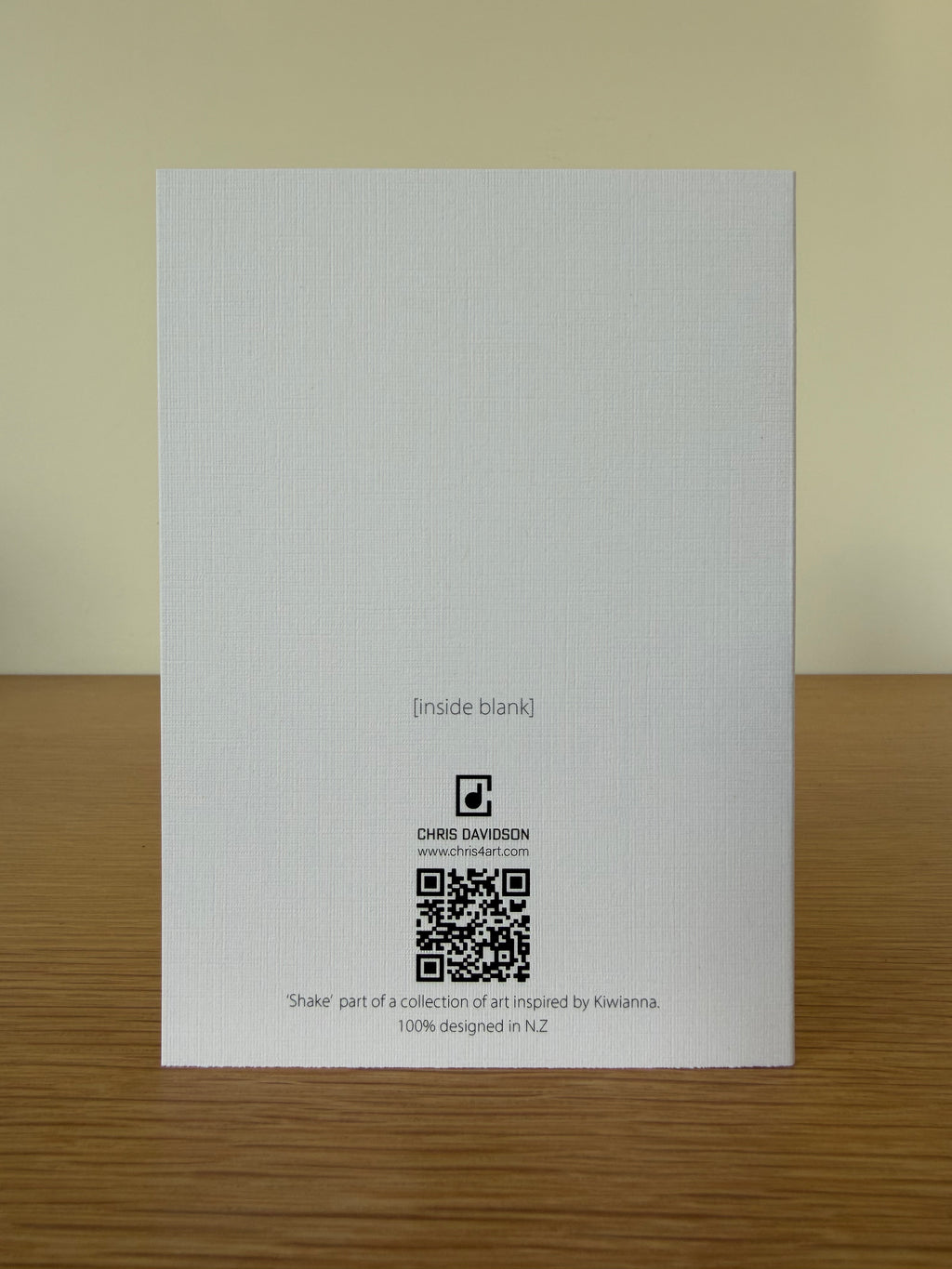 Shake Greeting Card