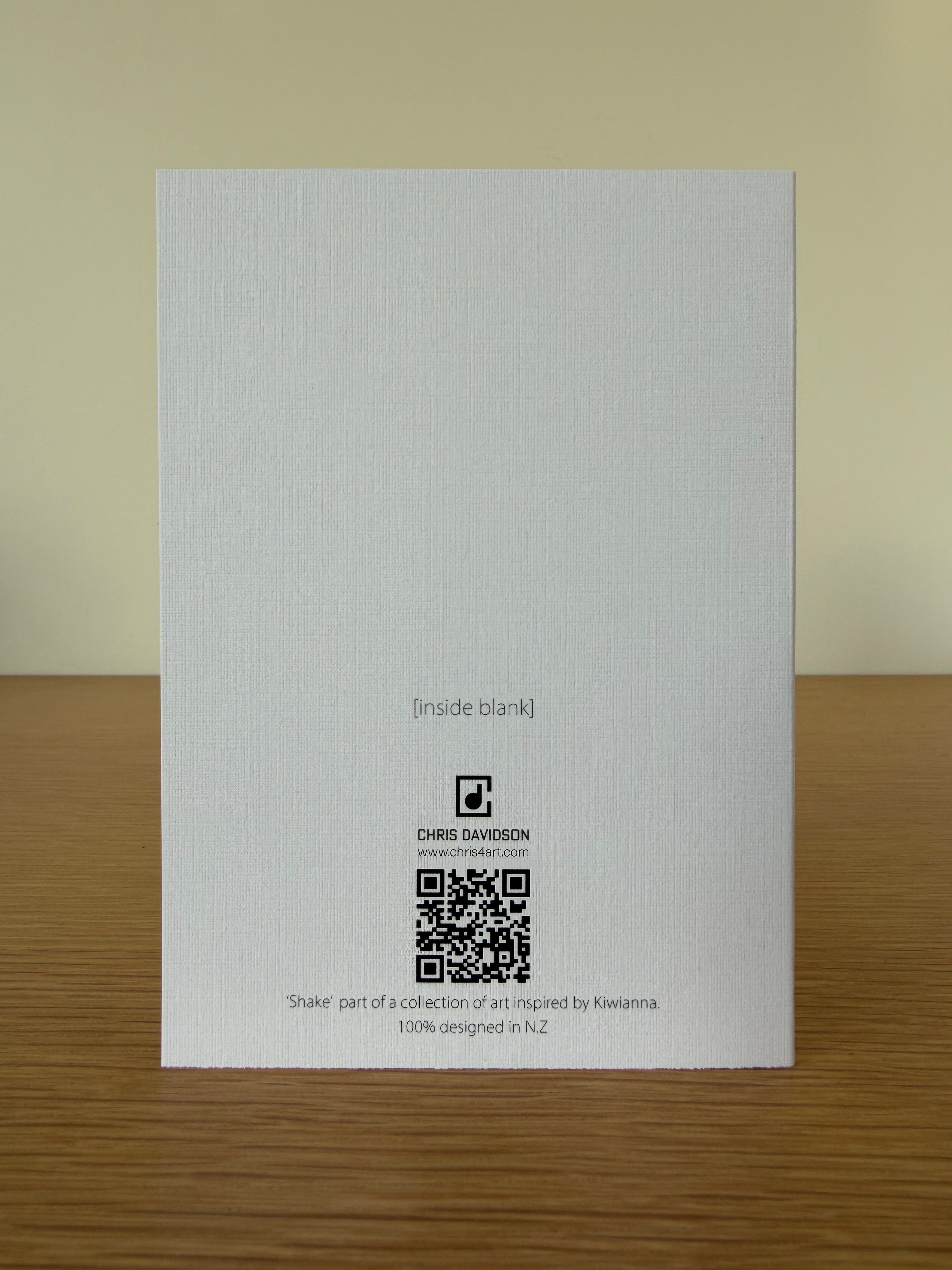 Shake Greeting Card