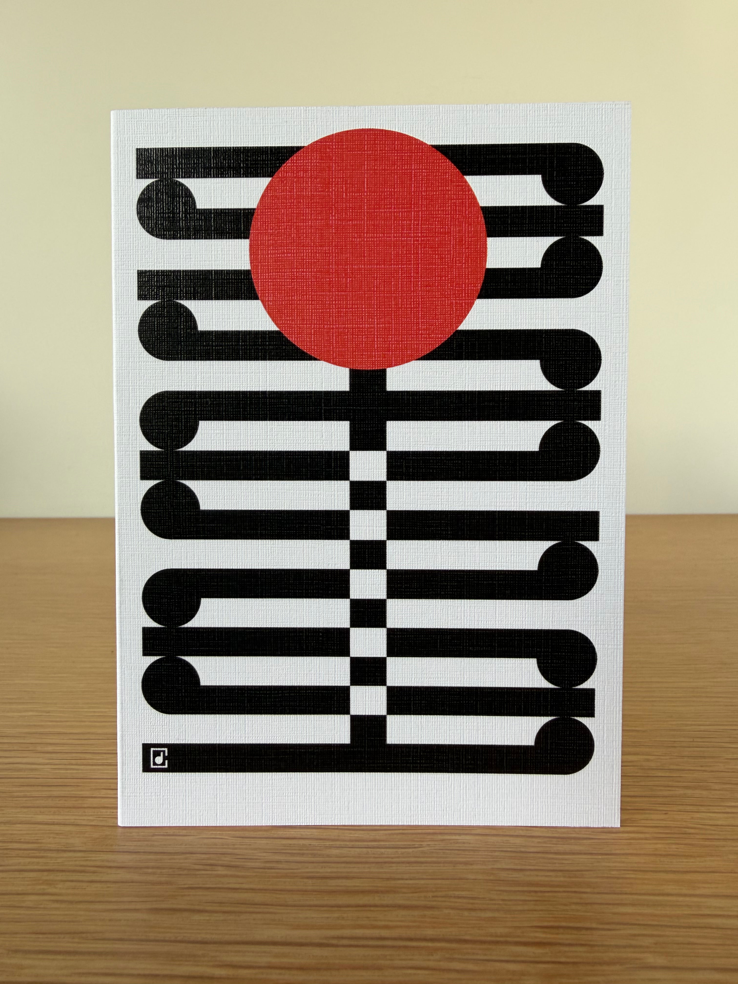 Cross With Care Greeting Card