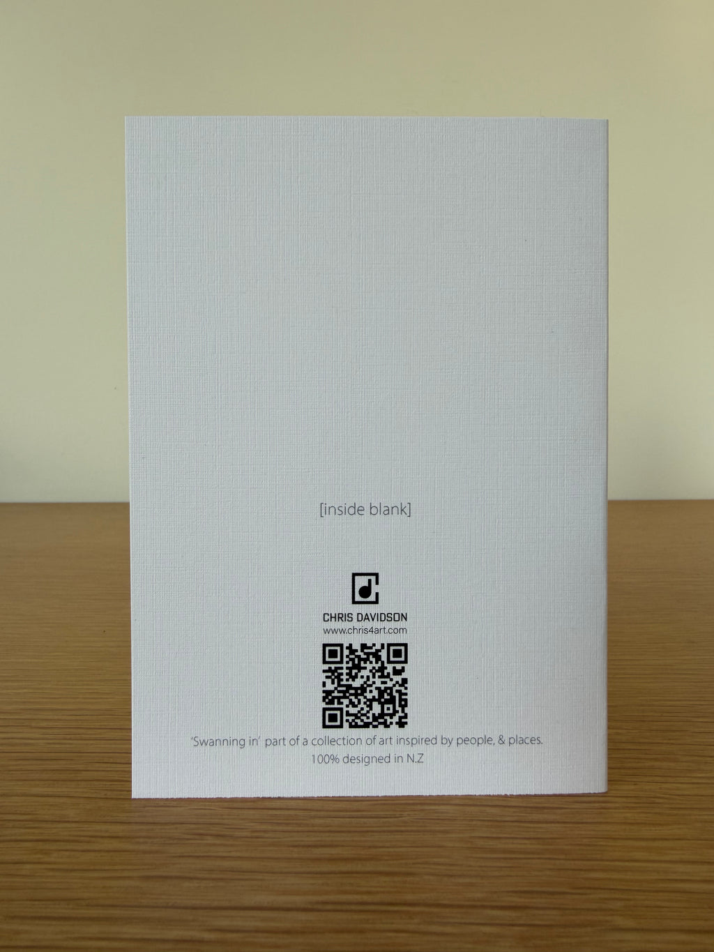 Swanning In Greeting Card