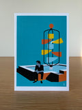 Contemplation On Cuba Greeting Card