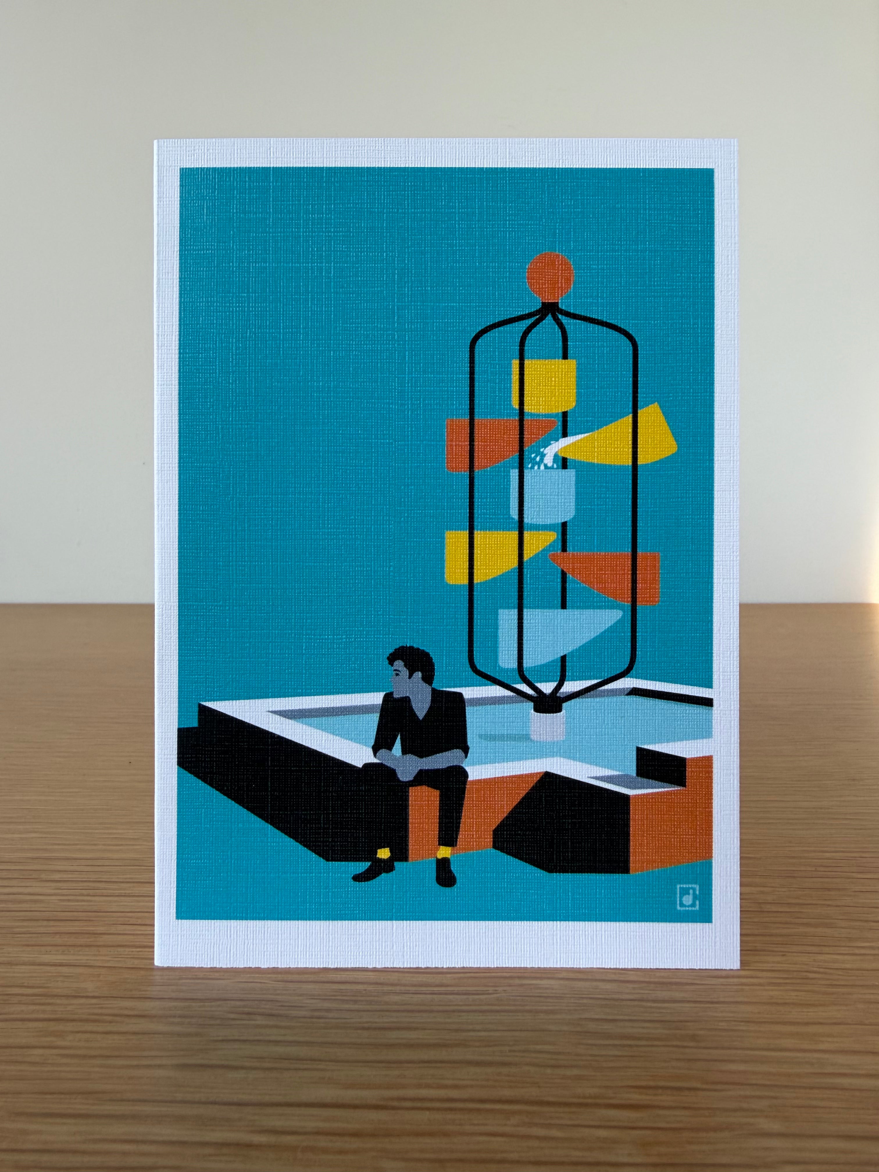 Contemplation On Cuba Greeting Card