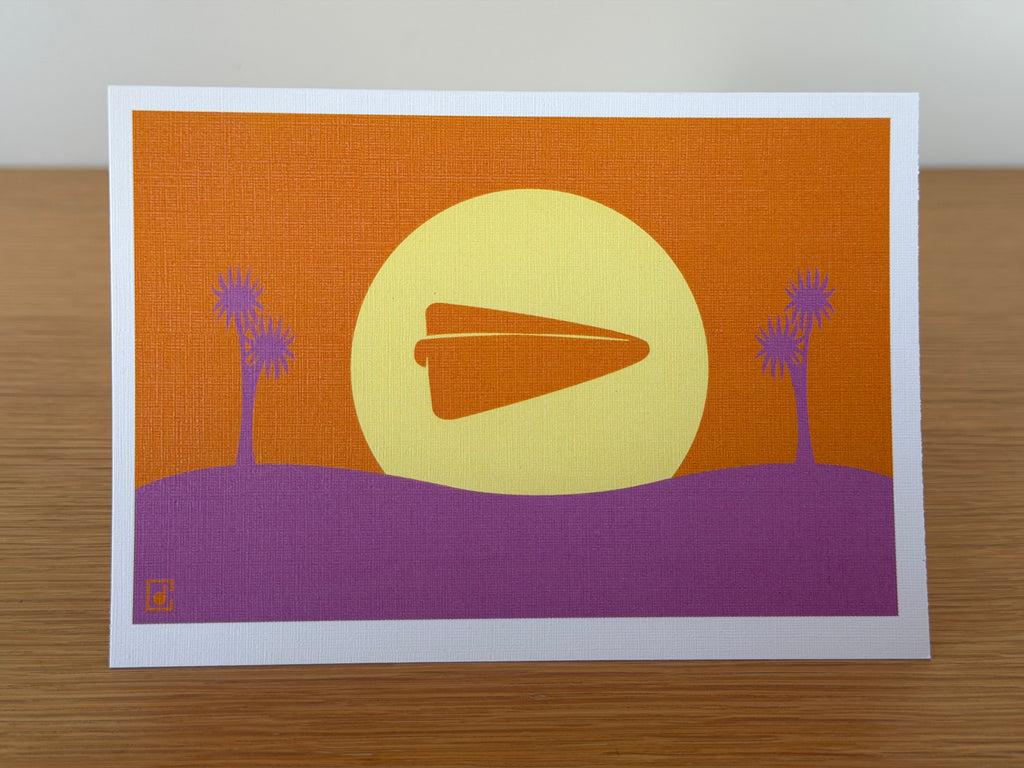 Jet Plane Greeting Card