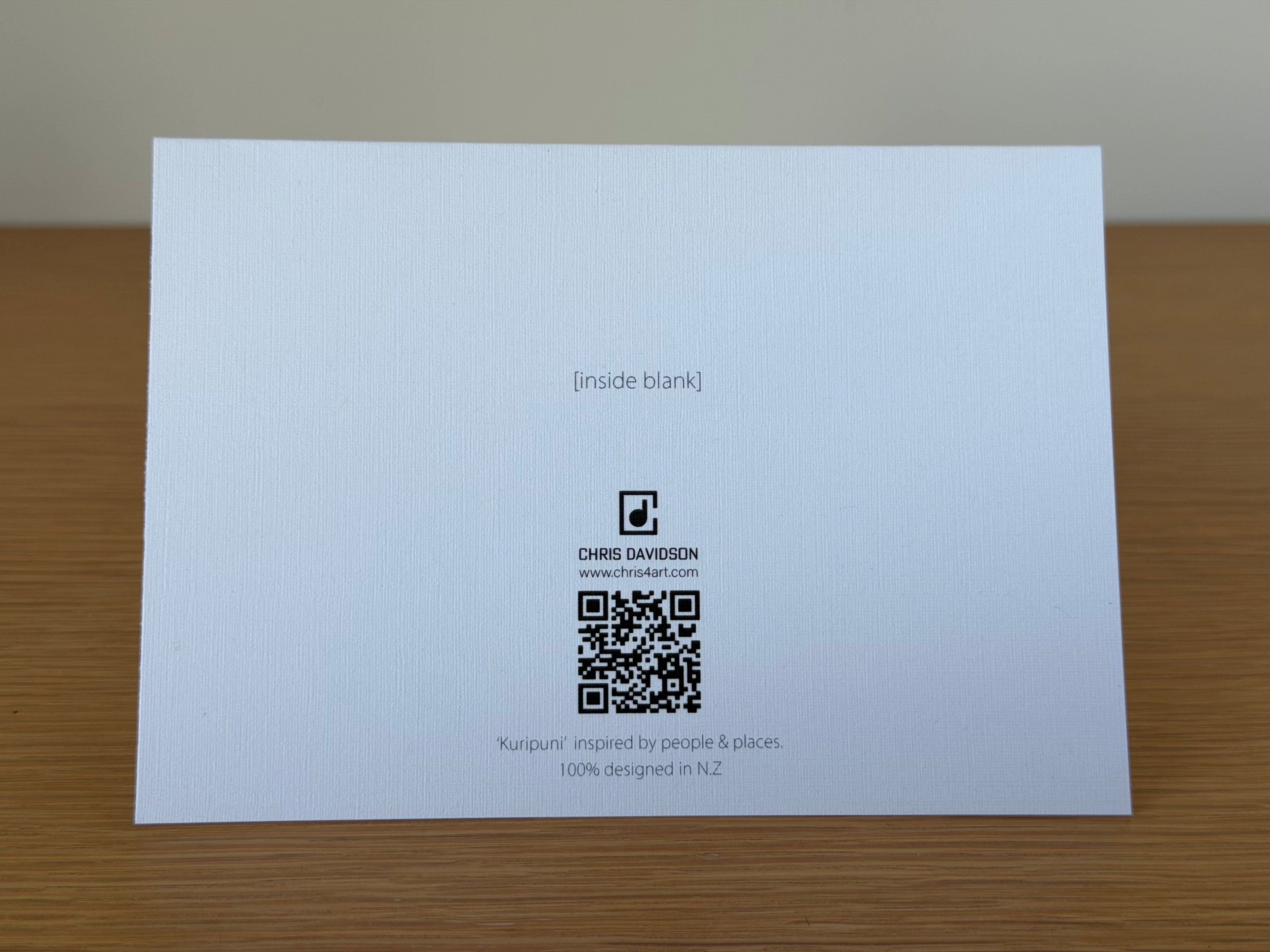 Kuripuni Greeting Card